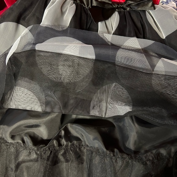 NWOT Disney Red & Black Tutu Dress - 6X - Perfect for the Holiday Season - Picture 6 of 6